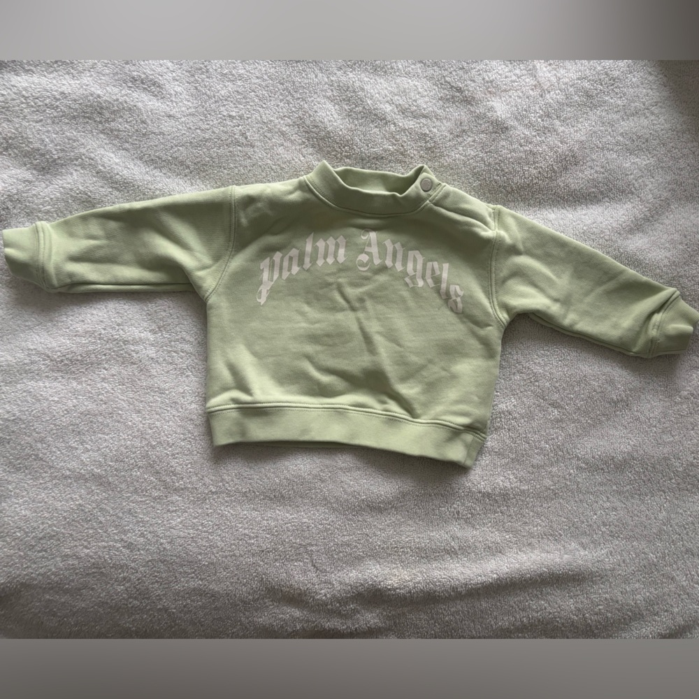 Palm Angels Light Green Crewneck